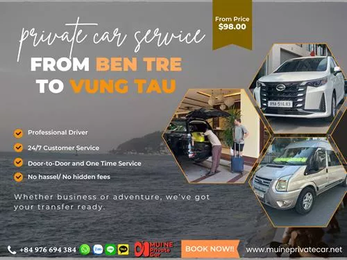 Private Car From Ben Tre To Vung Tau
