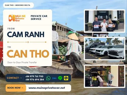Cam Ranh to Can Tho Private Car