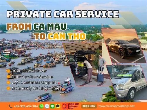 Ca Mau to Can Tho Private Car Transfer