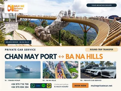 Private Car From Chan May Port to Ba Na Hills