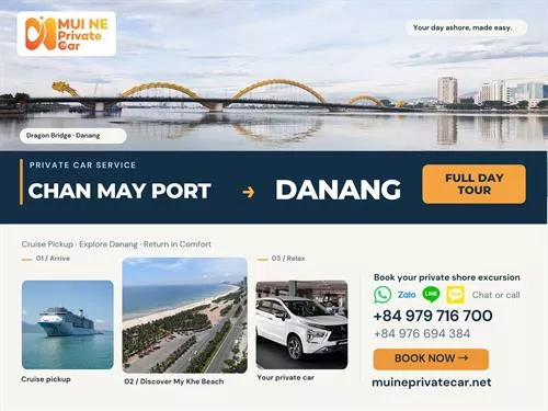 Private Car From Chan May Port to Da Nang