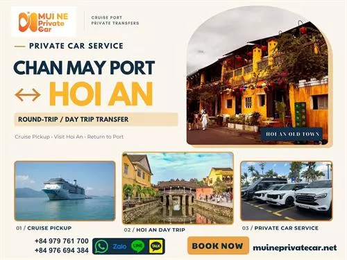 Private Car From Chan May Port To Hoi An
