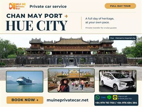 Private Car From Chan May Port To Hue