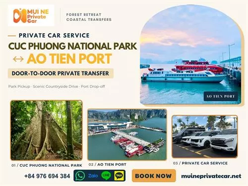 Cuc Phuong National Park to Ao Tien Port Private Car