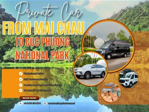 Mai Chau To Cuc Phuong National Park Private Car Transfer