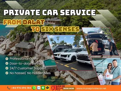 Dalat to Six Senses Ninh Van Bay by Private Car