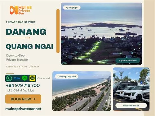 Private Car From Da Nang To Quang Ngai