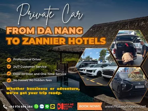 Private Car From Da Nang to Zannier