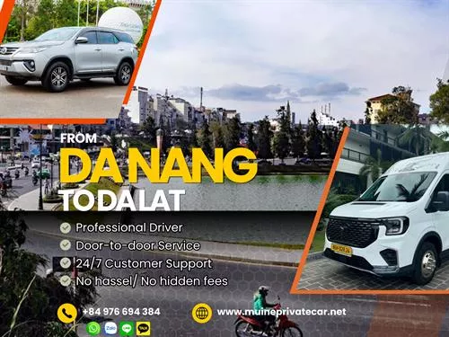 Private Car From Da Nang To Da Lat