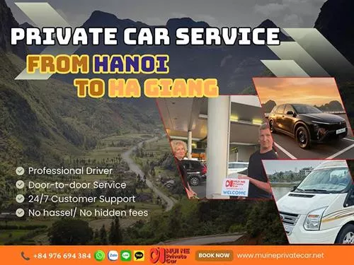 Private Car From HaNoi To Ha Giang