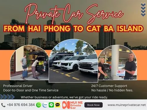 Private Car From Hai Phong To Cat Ba Island