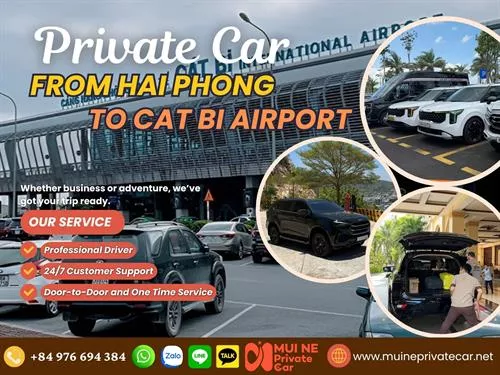 Hai Phong to Cat Bi Airport Private Car