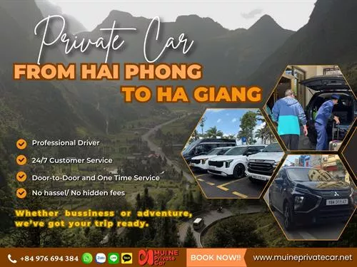 Hai Phong to Ha Giang Private Car