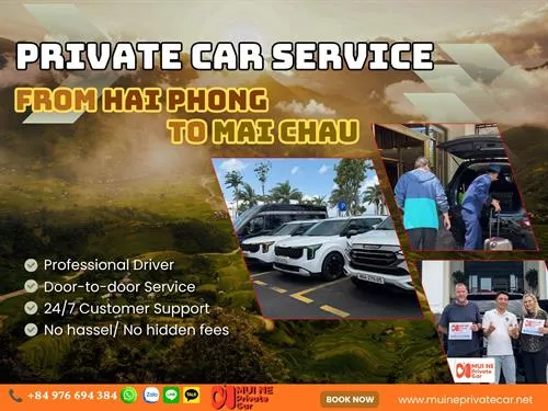 Hai Phong to Mai Chau by Private Car