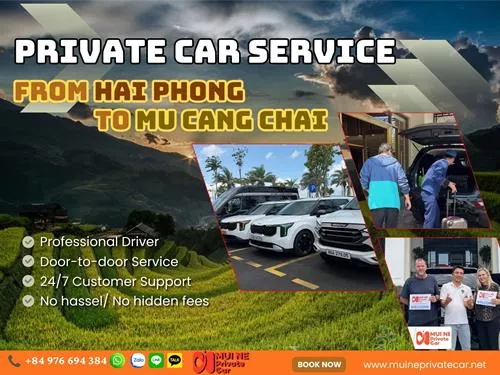 Hai Phong to Mu Cang Chai Private Car Transfer