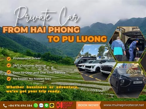 Hai Phong to Pu Luong Private Car Rental