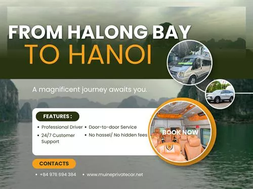 Private Car From Halong Bay To Ha Noi