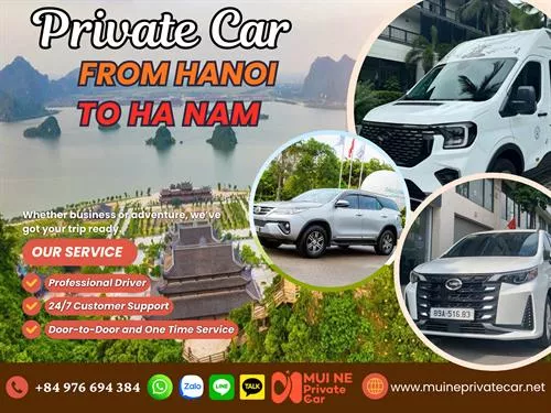 Private Car From Hanoi To Ha Nam