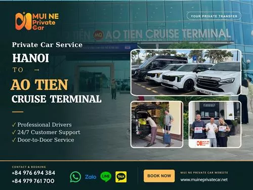 Private Car From Hanoi to Ao Tien Port