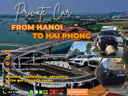 Private Car From Hanoi To Hai Phong