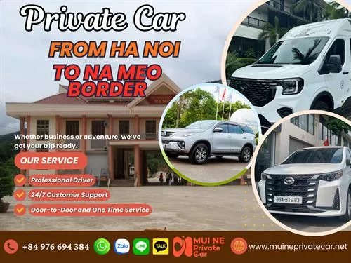 Ha Noi to Na Meo Border By Private Car Transfer