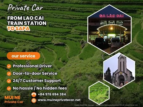 Private Car From Lao Cai Train Station To Sapa