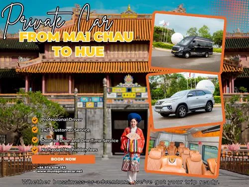 Mai Chau To Hue Private Car Transfer 