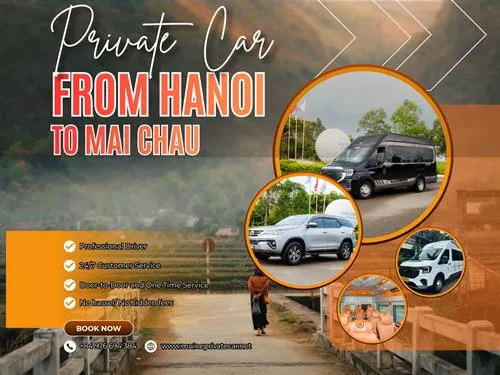 Private Car From Hanoi To Mai Chau