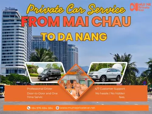 Mai Chau To Da Nang Private Car Transfer 