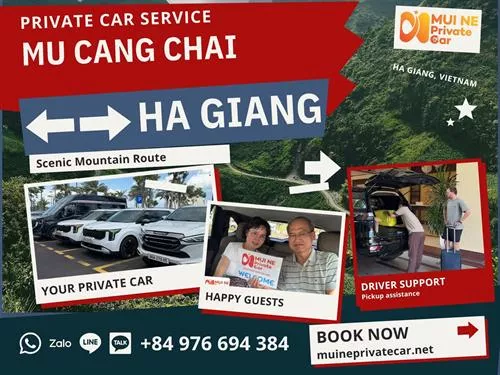 Mu Cang Chai to Ha Giang Private Car Transfer