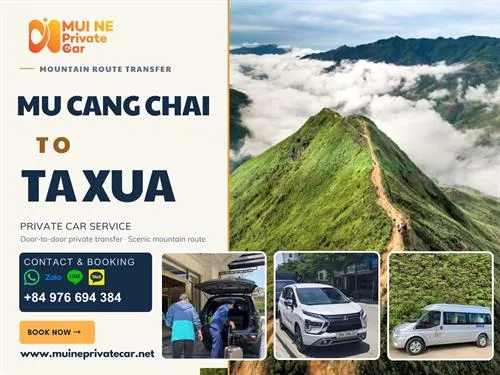 Mu Cang Chai to Ta Xua Private Car