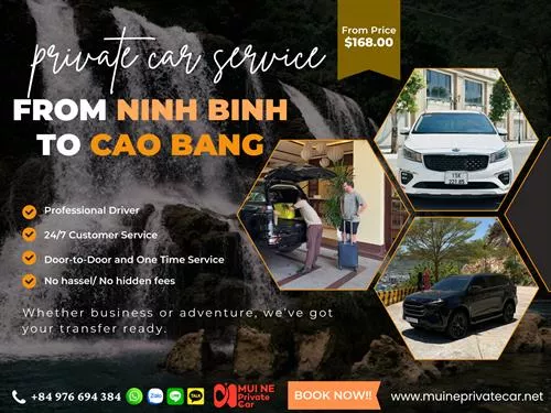 Ninh Binh to Cao Bang Private Car