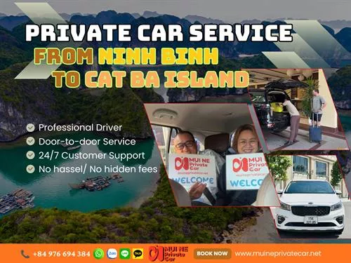 Private Car From Ninh Binh To Cat Ba island
