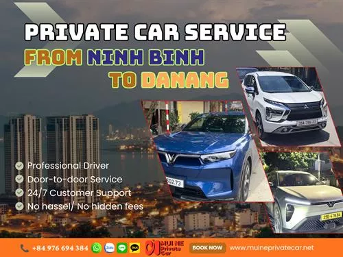 Ninh Binh to Danang By Private Car
