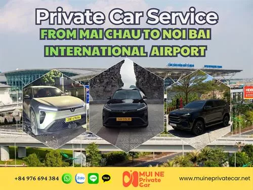 Mai Chau To Noi Bai International Airport Private Car Transfer