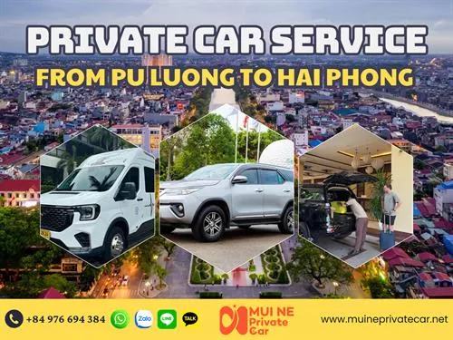 Pu Luong To Hai Phong Private Car Transfer