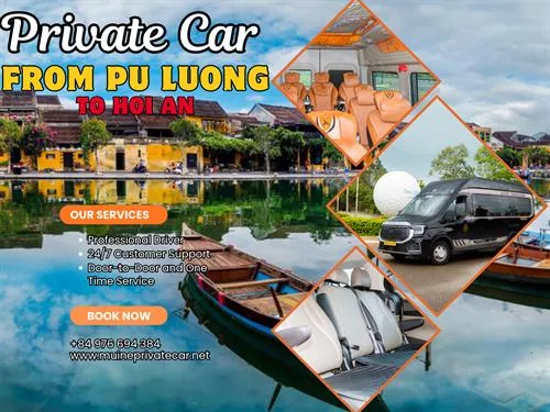 Pu Luong To Hoi An Private Car Transfer 