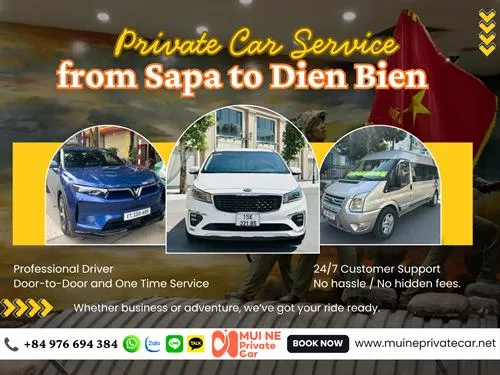 Sapa to Dien Bien Private Car