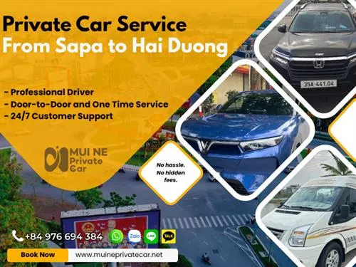 Sapa to Hai Duong Private Car