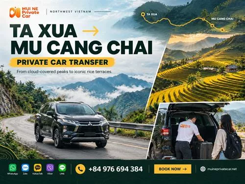 Ta Xua to Mu Cang Chai Private Car