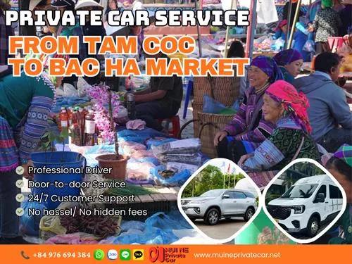 Private Car From Tam Coc To Bac Ha Market
