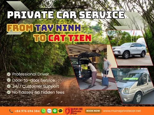 Tay Ninh To Cat Tien Private Car Transfer