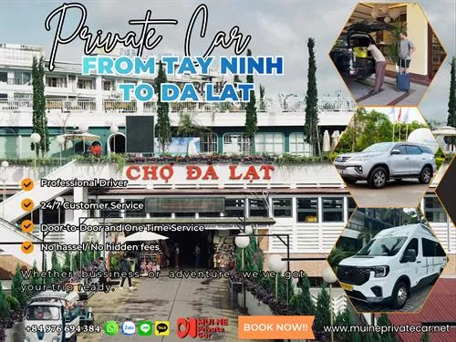 Tay Ninh To Da Lat Private Car Transfer
