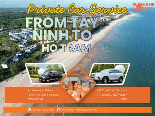 Tay Ninh To Ho Tram Private Car Transfer