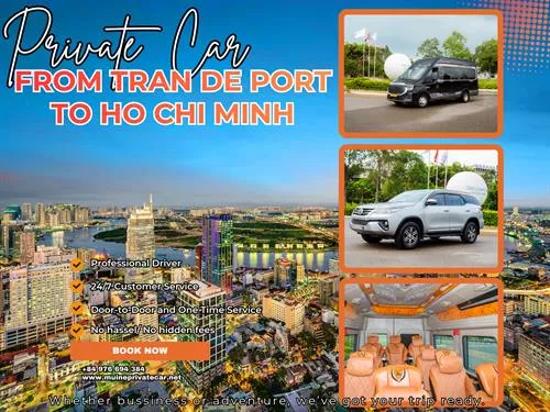 Private Car From Tran De Port Ho To Chi Minh