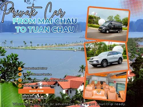 Mai Chau To Tuan Chau Private Car Transfer 