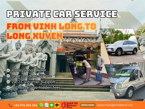 Vinh Long To Long Xuyen Private Car Transfer