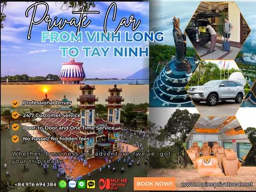 Vinh Long To Tay Ninh Private Car Transfer