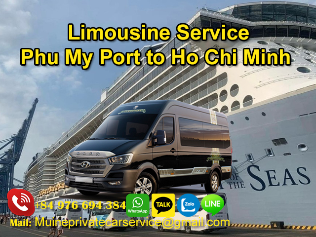 Luxury Limousine From Phu My Port To Ho Chi Minh