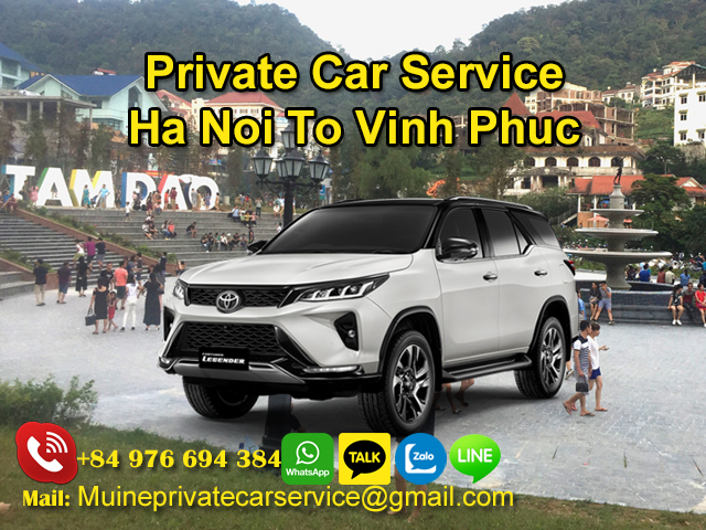 Private Car From Ha Noi To Vinh Phuc